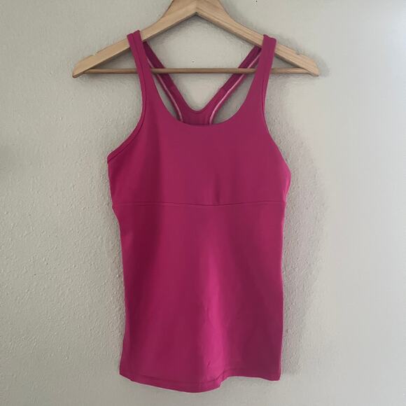Lululemon Crossback Tank ll Jewelled Magenta pink Racerback - Picture 2 of 9